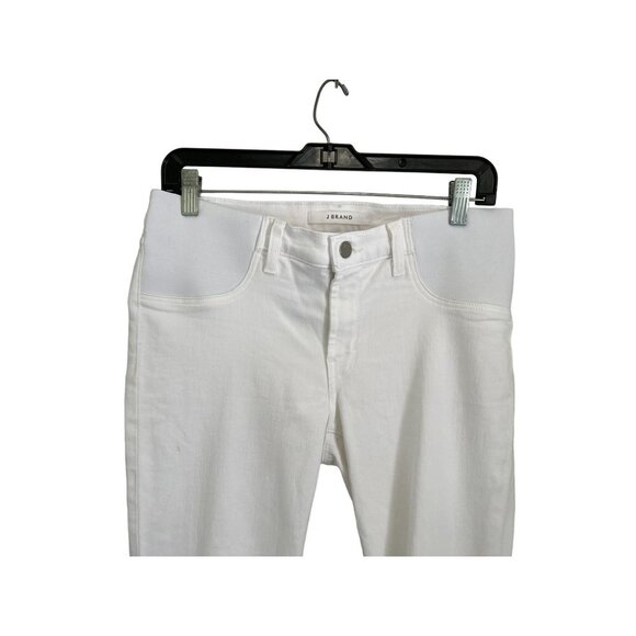 J Brand White Jeans Adjustable SIDE PANEL Size 28 - Picture 1 of 11